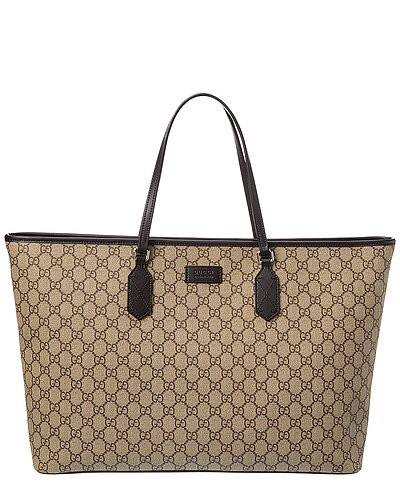 GG Supreme Canvas & Leather Tote | Gilt & Gilt City
