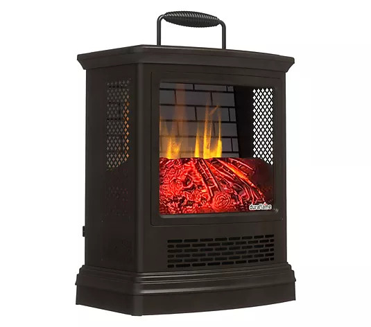 Make Your Selection: Duraflame Portable Stove Heater with 3D Flame Effect | QVC