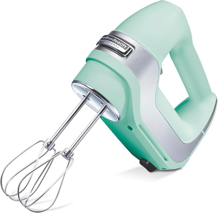 Hamilton Beach Professional 5-Speed Electric Hand Mixer with Snap-On Storage Case, QuickBurst, St... | Amazon (US)