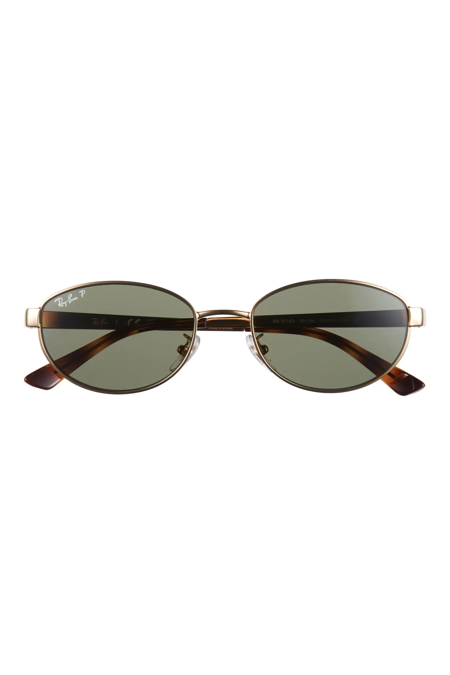 Ray-Ban 55mm Polarized Oval Sunglasses | Nordstrom | Nordstrom