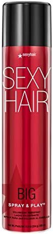 SexyHair Big Spray & Play Volumizing Hairspray | Hold and Shine | Up to 72 Hour Humidity Resistan... | Amazon (US)