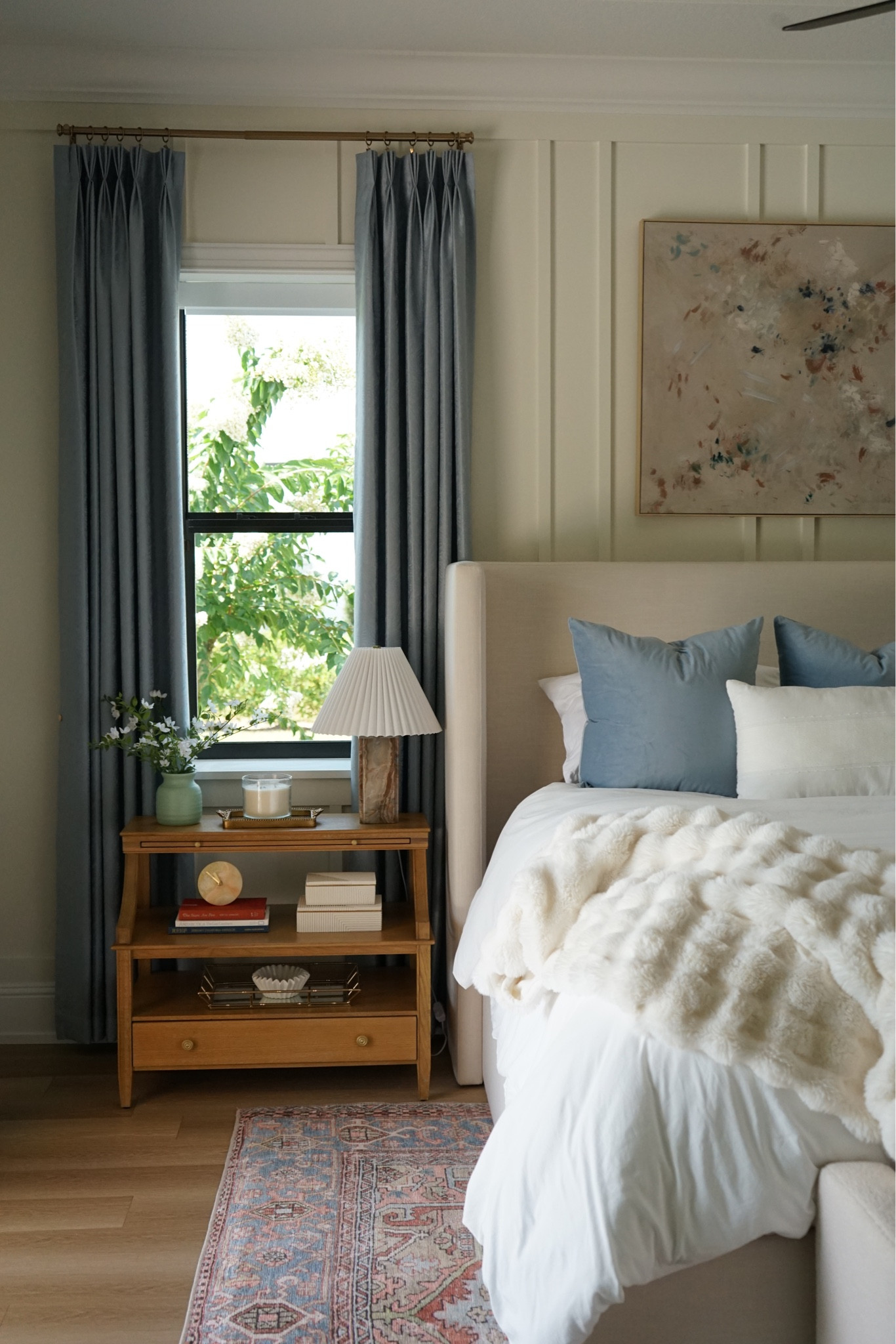 Bedroom details! 

The best curtains - use code RA10 for discount! 

Absolutely love these throw pillow cases. They look so much more expensive than they are. 

King duvet, nightstand, bedroom accessories 

#LTKStyleTip #LTKHome