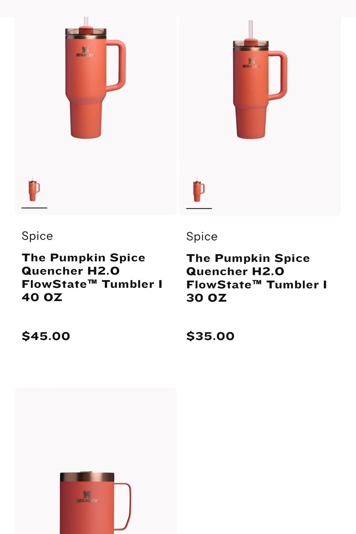 New pumpkin spice Stanley 

#LTKFallSale #LTKActive #LTKSeasonal