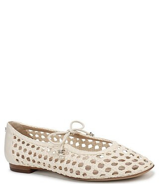 Sam Edelman Marcie Woven Raffia Bow Ballet Flats | Dillard's | Dillard's