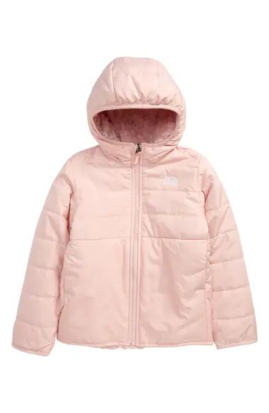 The North Face Kids' Mossbud Swirl Reversible Water Repellent Hooded Jacket (Toddler) | Nordstrom