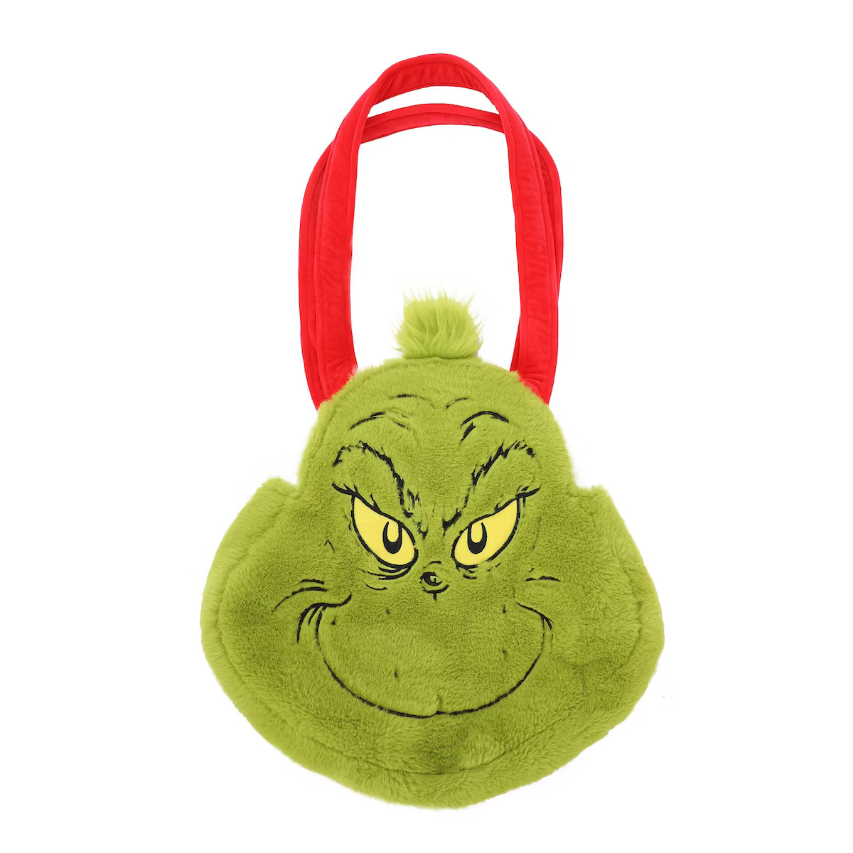 Grinch 3D Plush Tote Bag With Drop Handle | Target