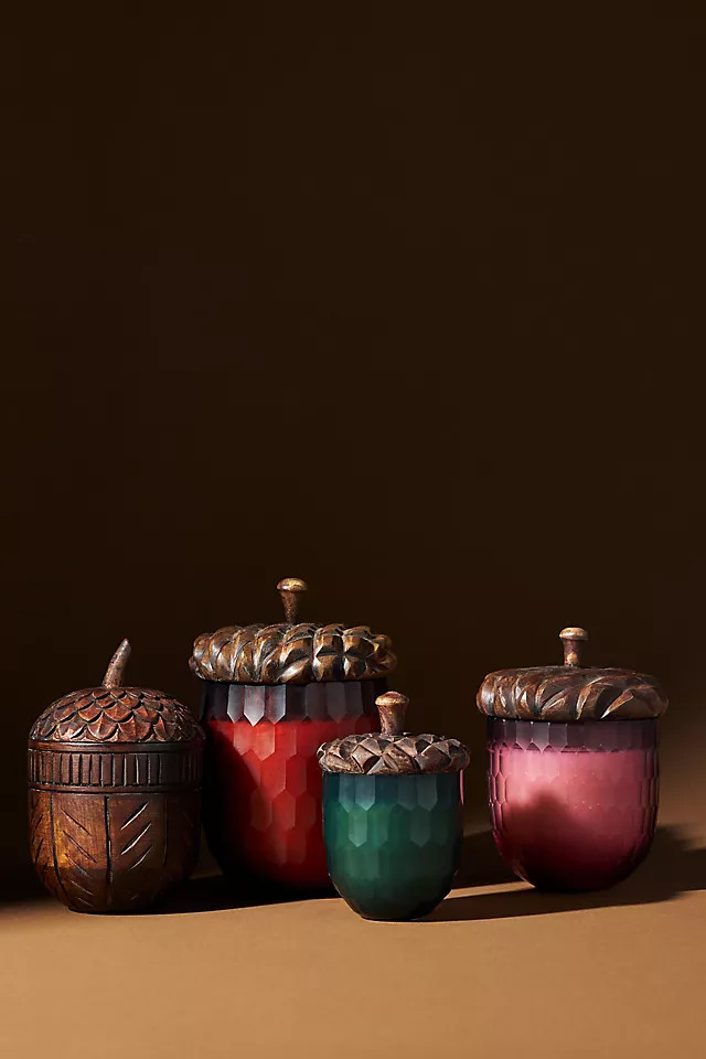 Artisan Acorn Candle | Anthropologie (US)