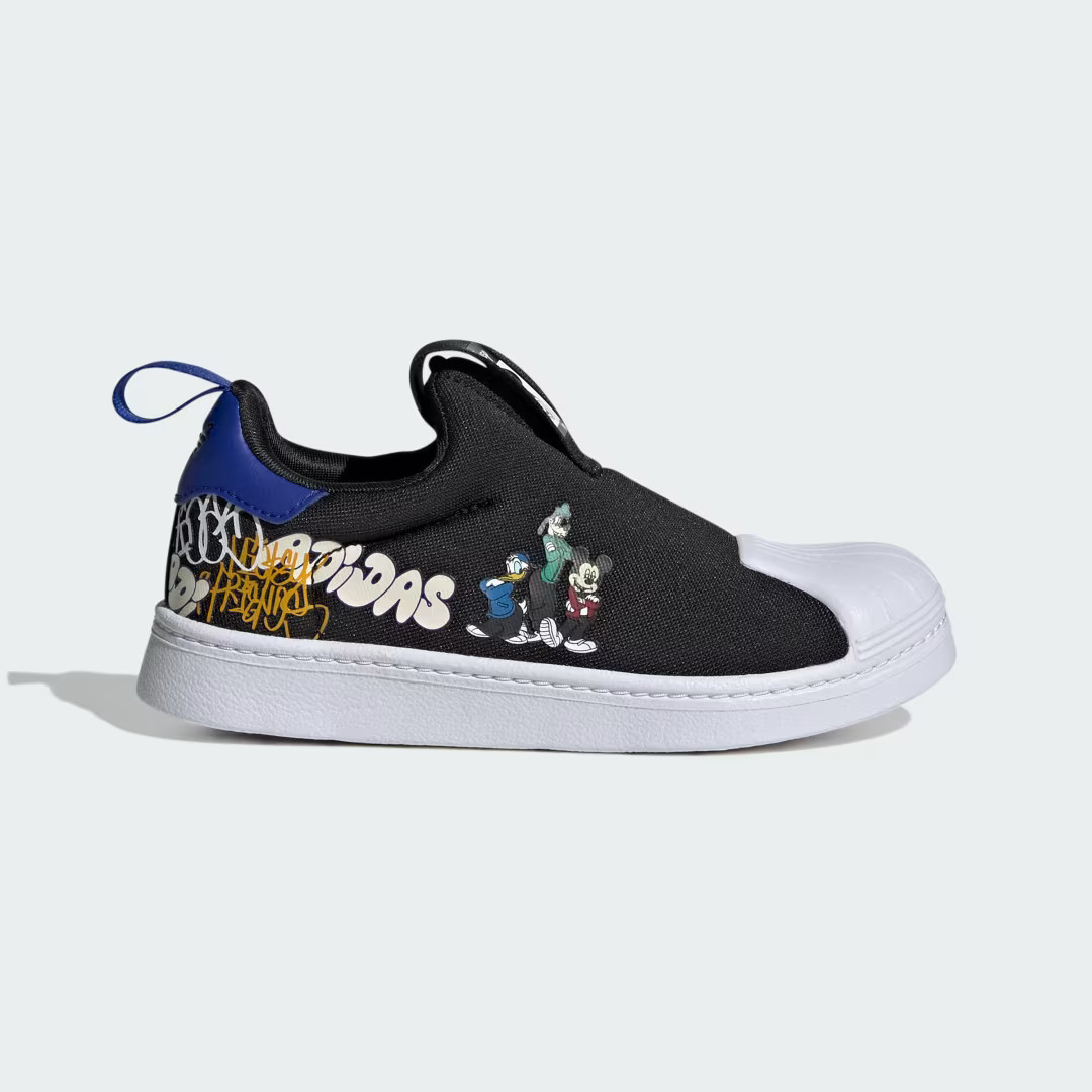 adidas adidas x Disney Mickey Superstar 360 Shoes Kids Core Black 2.5 Kids | adidas (US)
