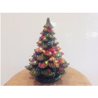 Vintage Ceramic Musical Christmas Tree With Lights. See Shipping Comments in The Description | Etsy (US)