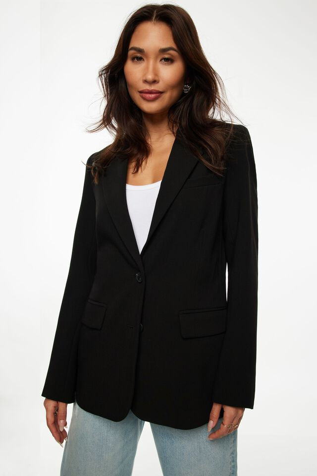 Lorelei Two Button Blazer | Dynamite Clothing