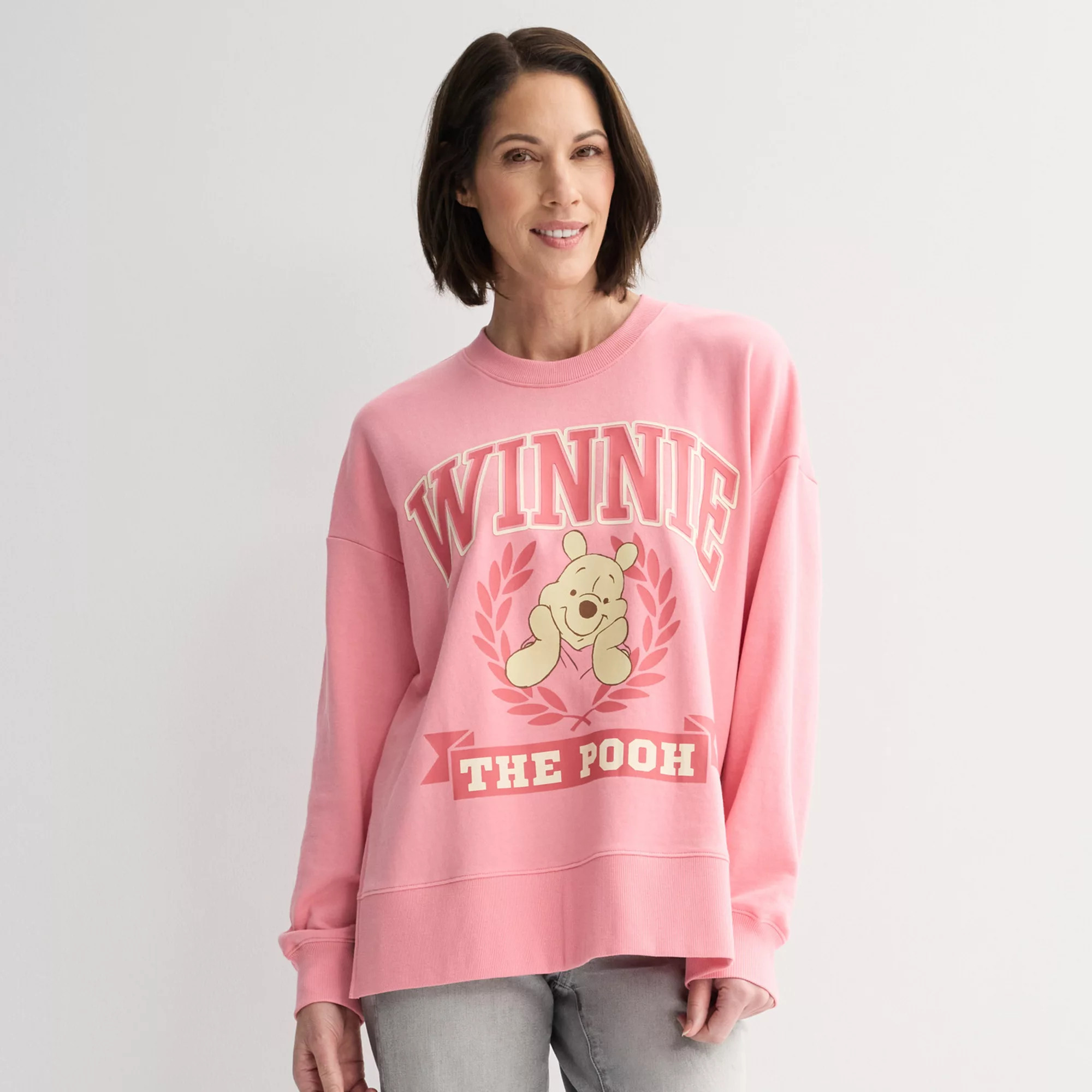 Juniors' Disney's Winnie the Pooh French Terry Pullover | Kohl's