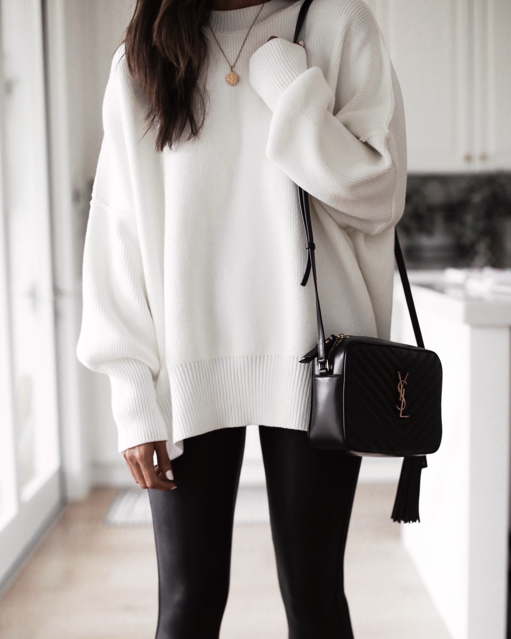 Tunic sweater, faux leather leggings, YSL bag, casual chic #StylinByAylin #Aylin

#LTKbeauty #LTKSeasonal #LTKstyletip