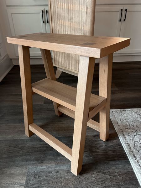 Cutie lil stool table🤎🖇️ it’s actually very heavy 😂 LOVE IT. Very easy to put together as well! Walmart find 🤌🏼

Home decor / furniture / affordable / under $70 / Holley Gabrielle 

#LTKhome #LTKstyletip #LTKfindsunder100