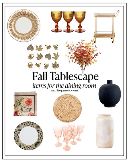 Items for your fall tablescape 🥰🍂🍁