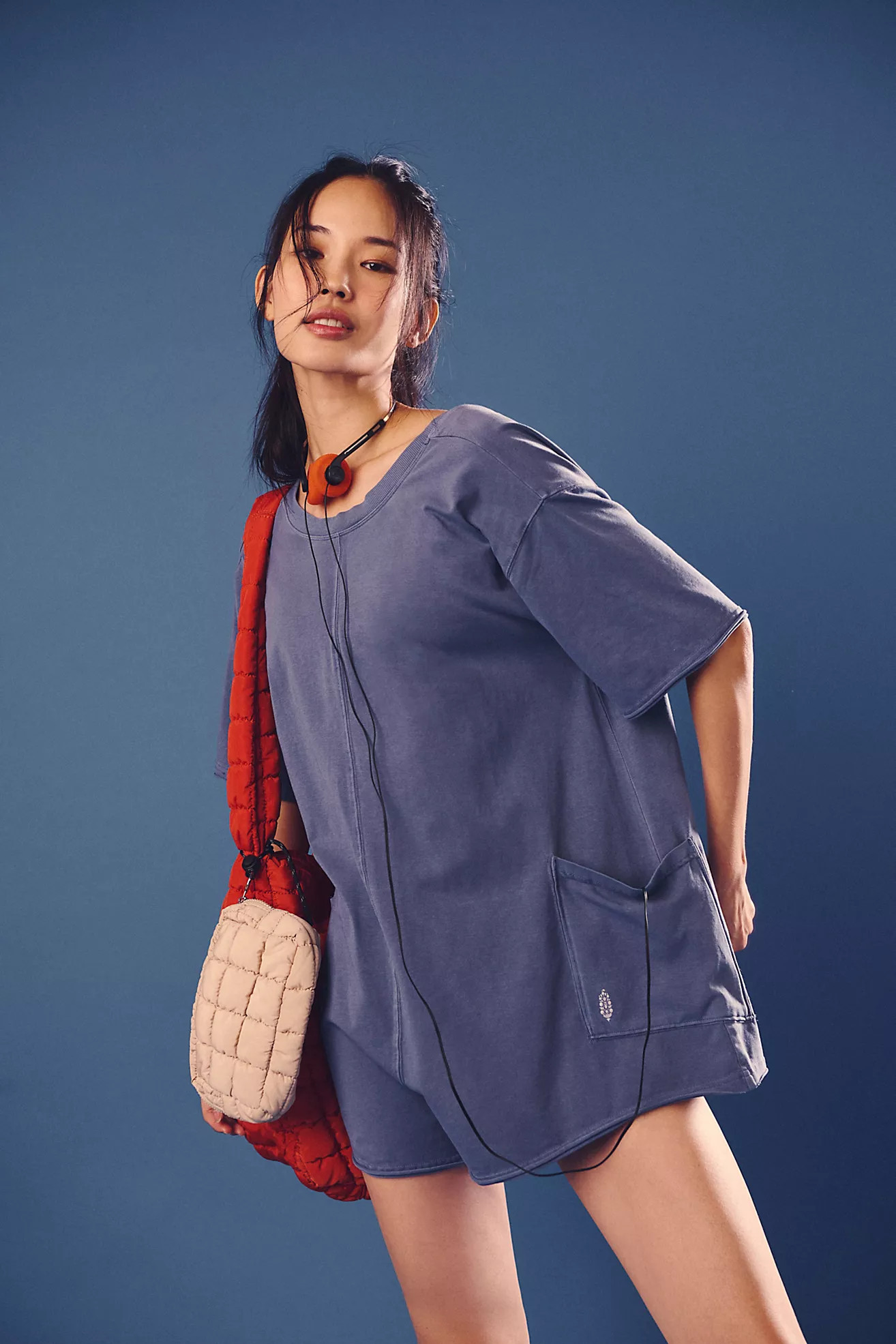 Hot Shot Tee Romper | Free People (Global - UK&FR Excluded)
