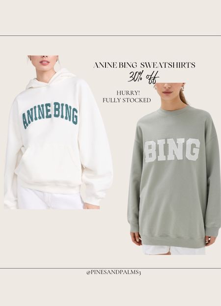 Anine bing sweatshirts on sale!

#LTKSaleAlert