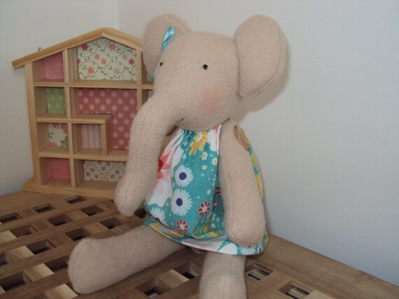 Elephant with Spring Flowers Dress. Can be personalisedElephant with Spring Flowers Dress. Can be pe | Etsy (US)