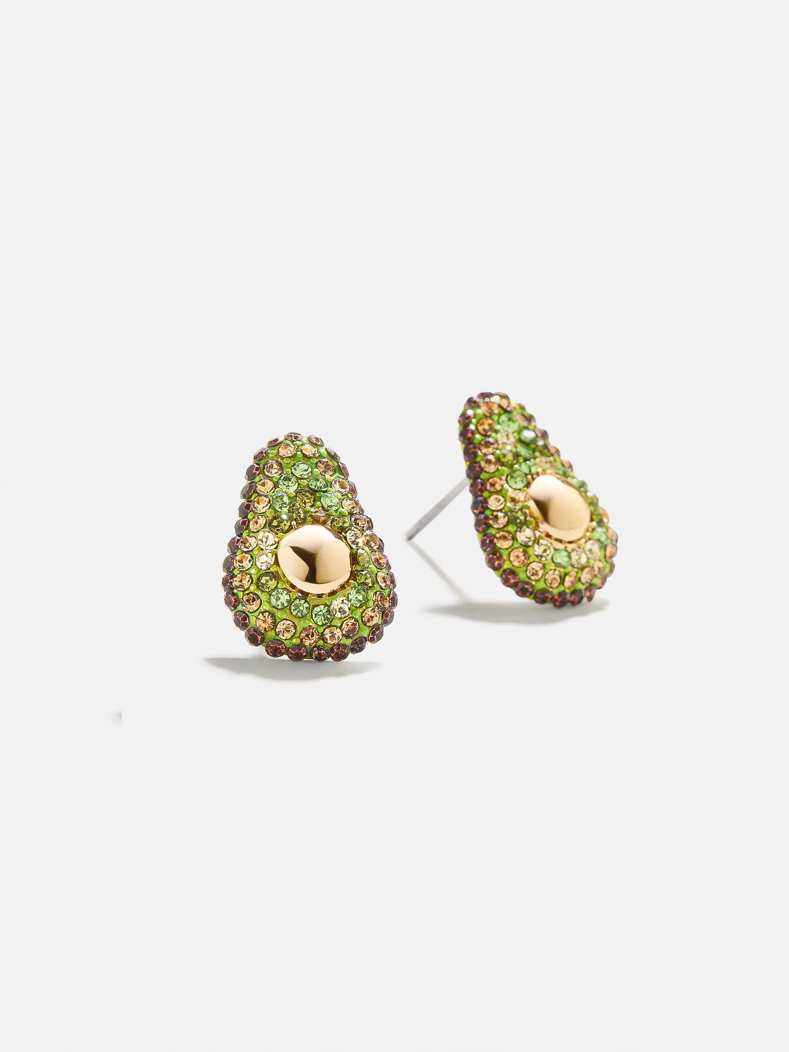 Guac the World Earrings - Avocado Stud Earrings | BaubleBar (US)