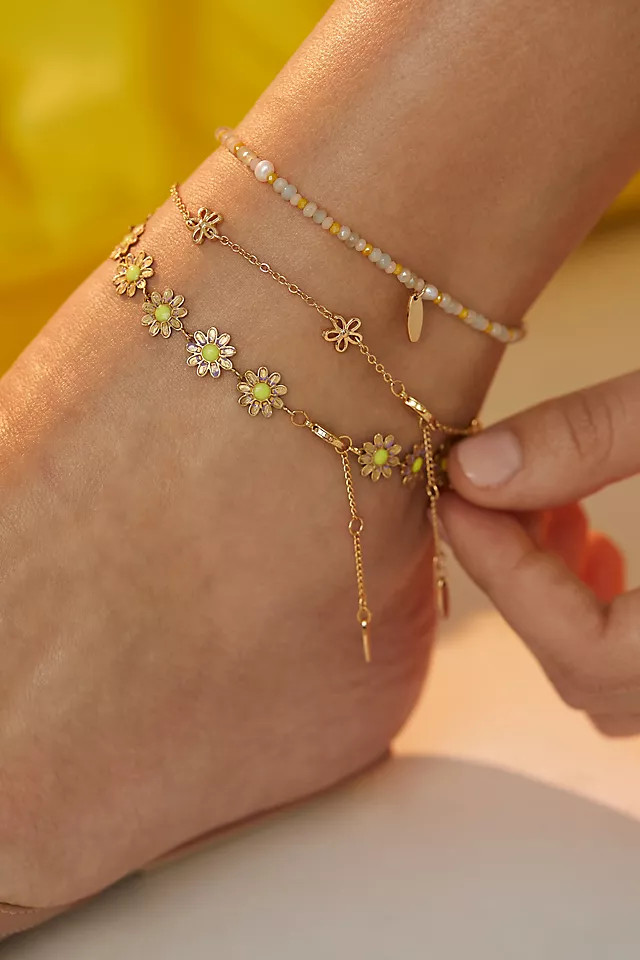 Flower Anklet Set | Anthropologie (US)