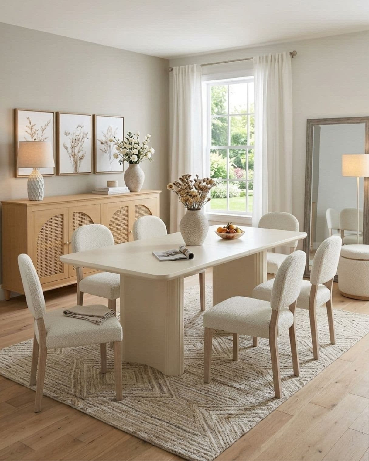 Elegant Neutral Dining Room Design

*Note: This is a digital room mockup showcasing product styling ideas from my room design mood board.

#LTKHome