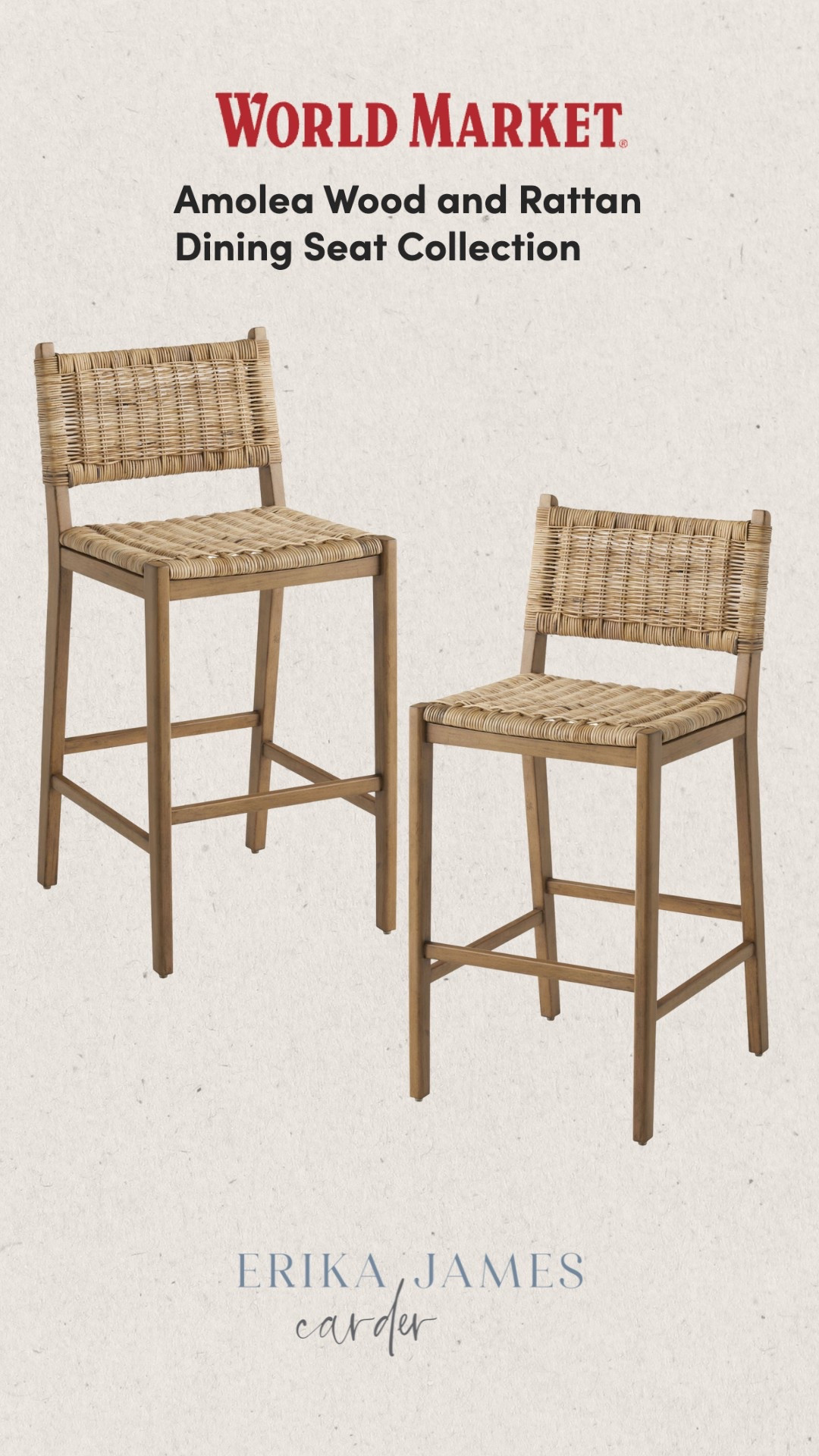 Obsessed with this bar chairs from world market! 



#LTKHome