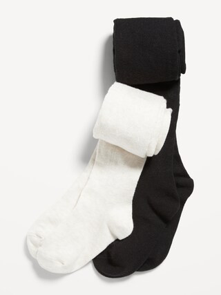 Solid Soft-Knit Tights 2-Pack for Toddler Girls &amp; Baby | Old Navy (US)