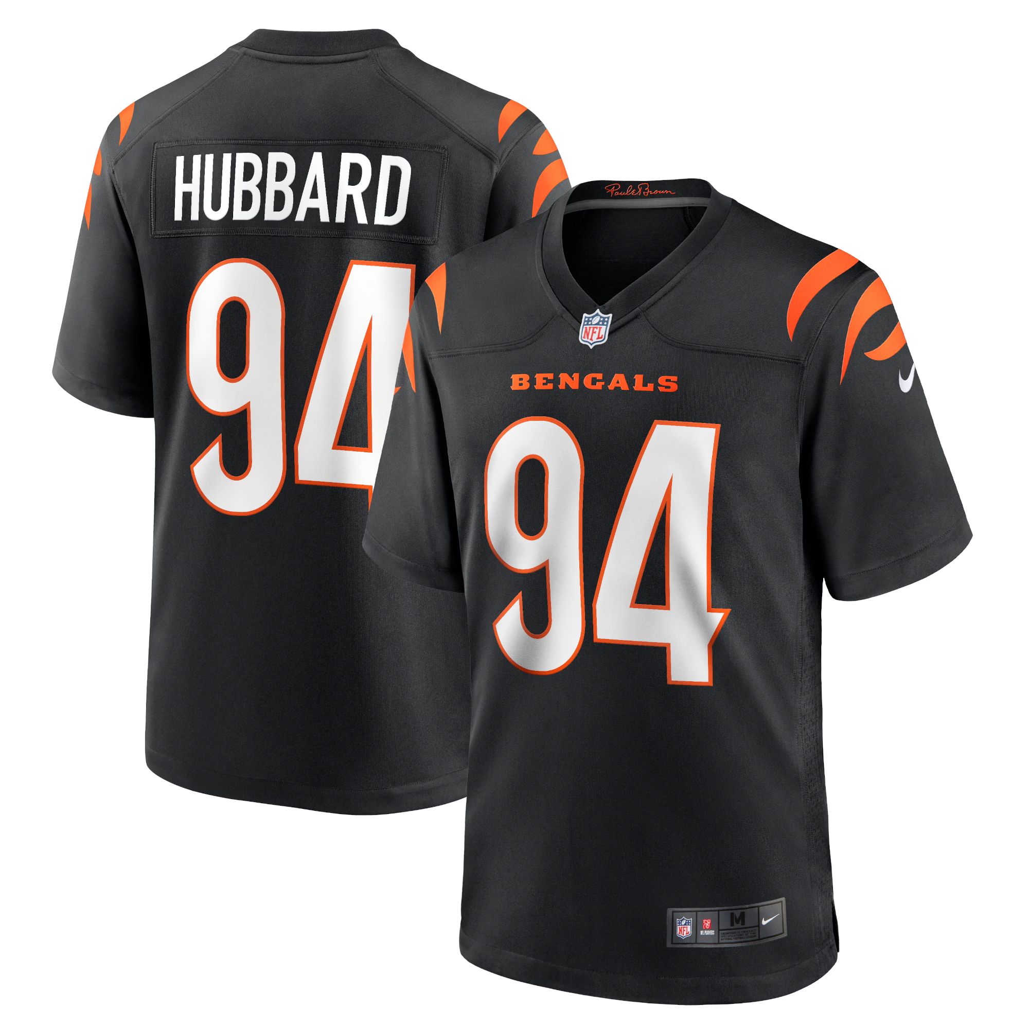 Men's Cincinnati Bengals Sam Hubbard Nike Black Player Game Jersey | NFL Shop