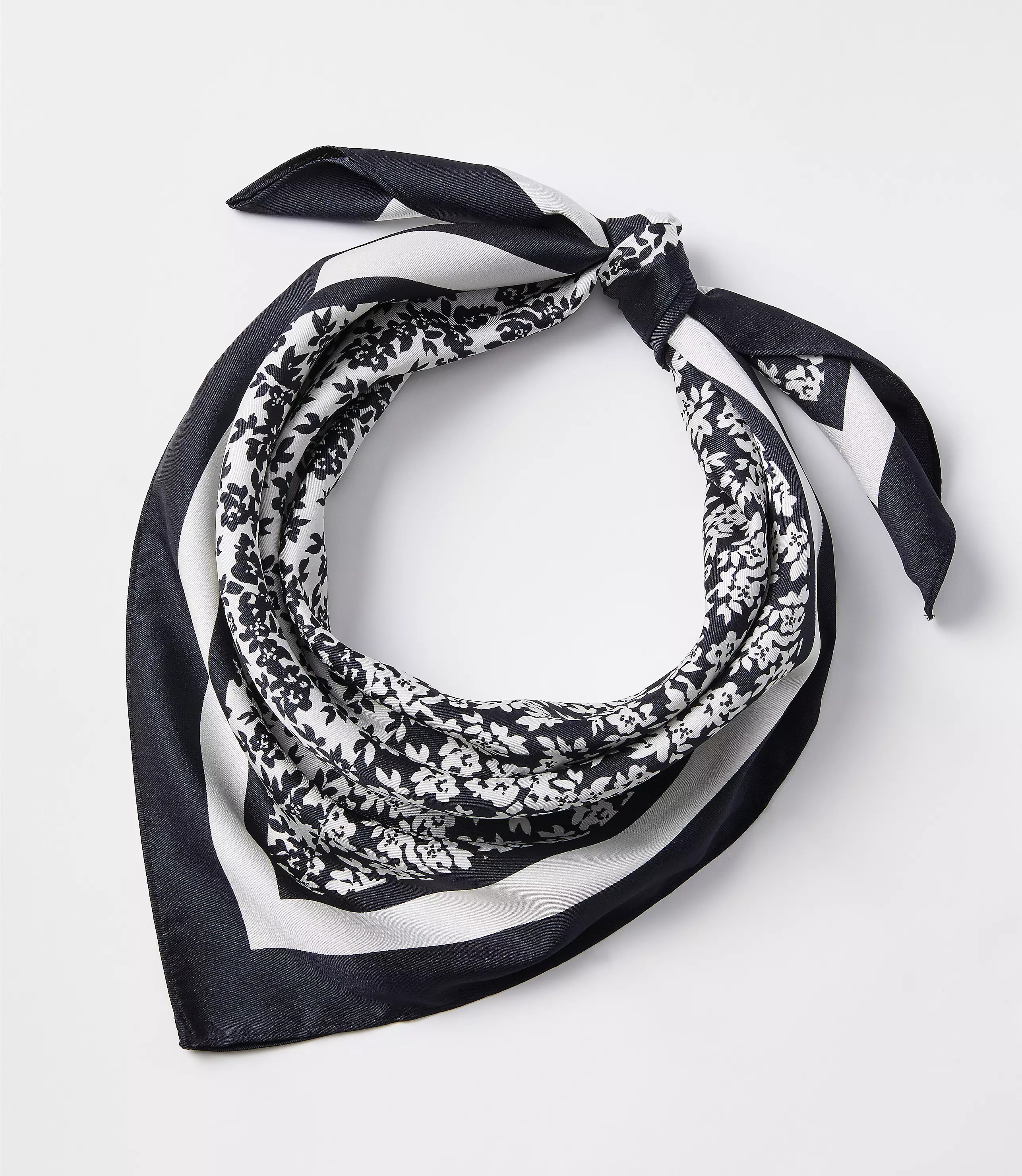 Floral Cluster Square Scarf | LOFT
