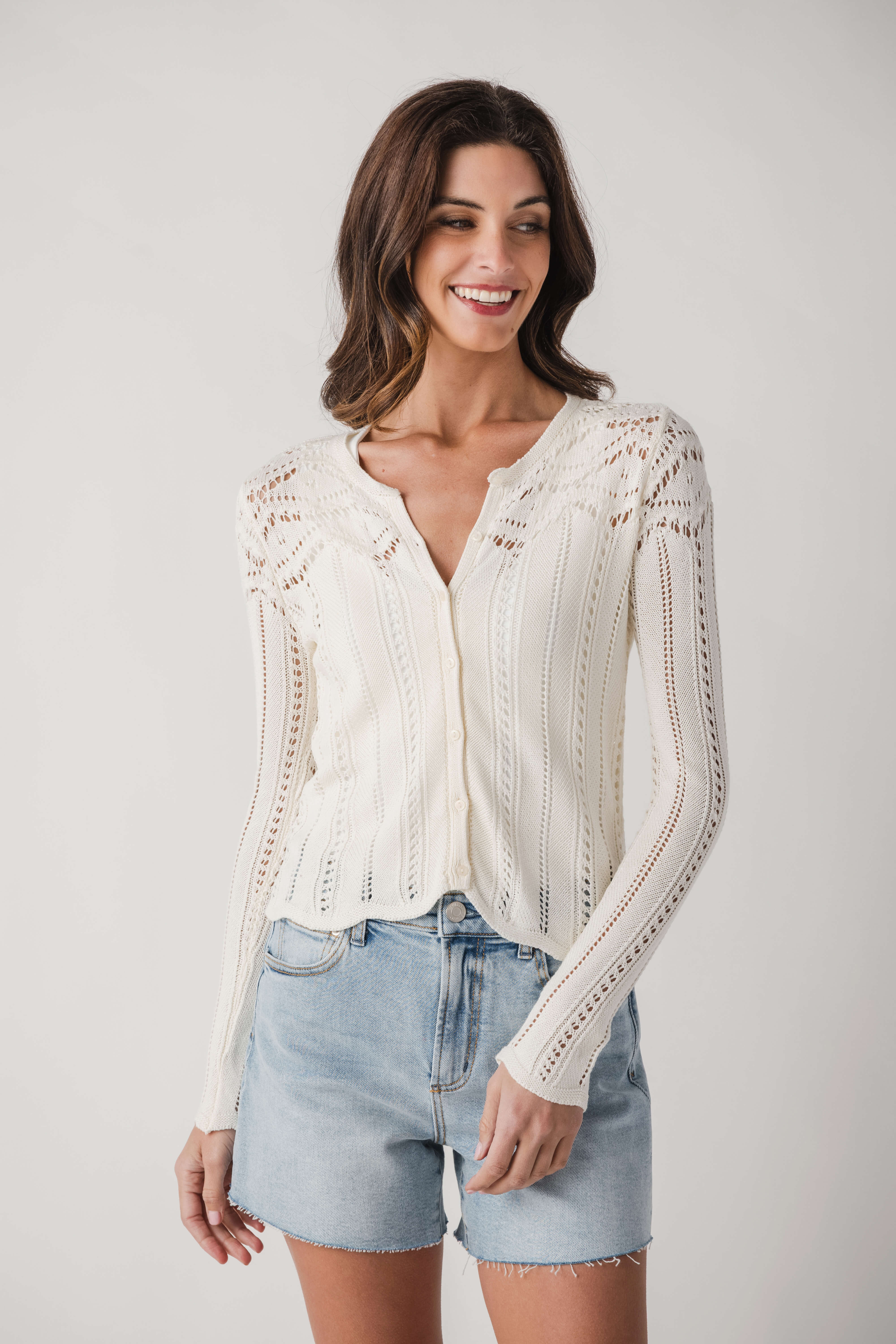 Z Supply Alycia Crochet Sweater | Social Threads