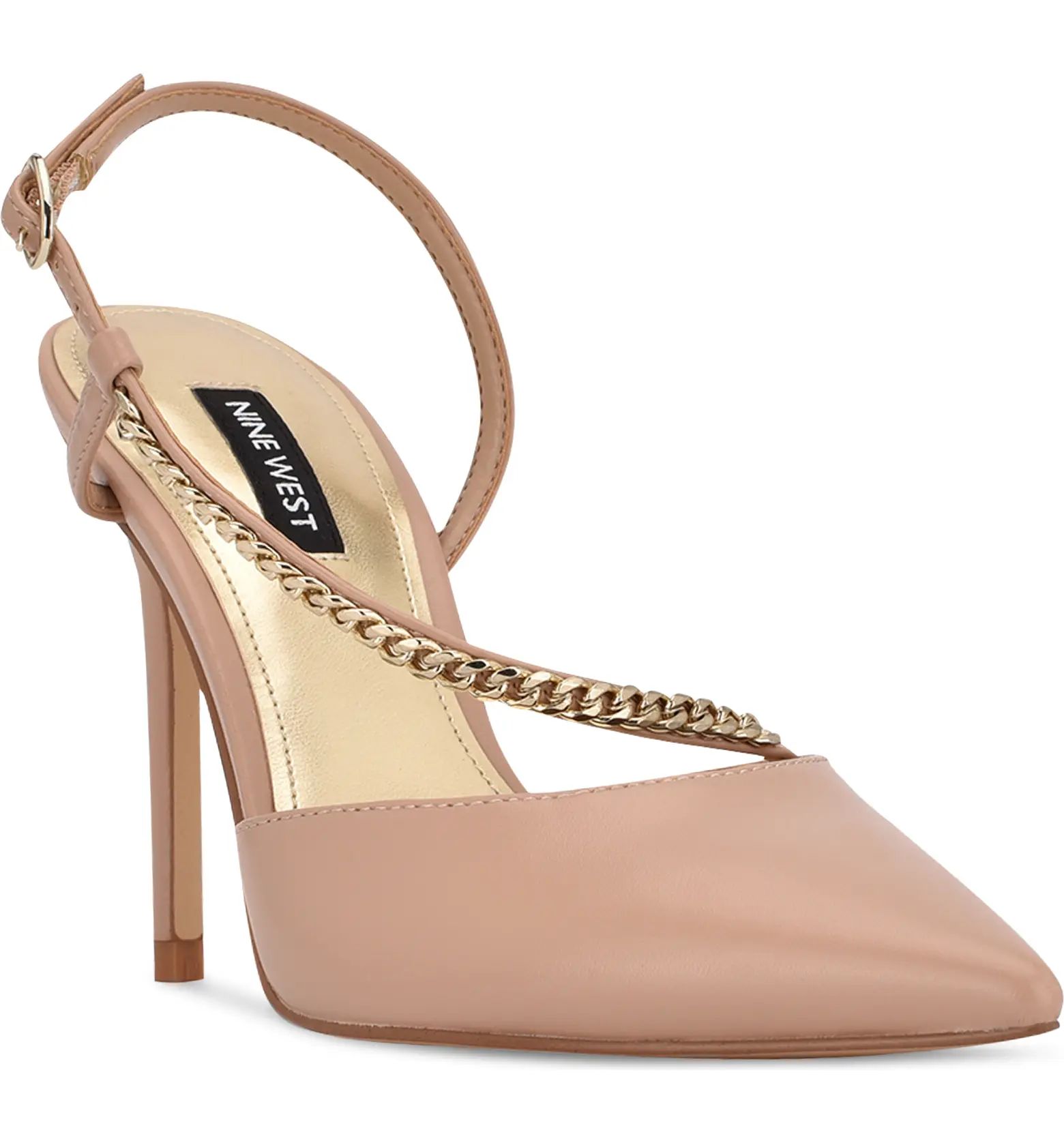 Nine West Finest Slingback Pointed Toe Pump (Women) | Nordstrom | Nordstrom