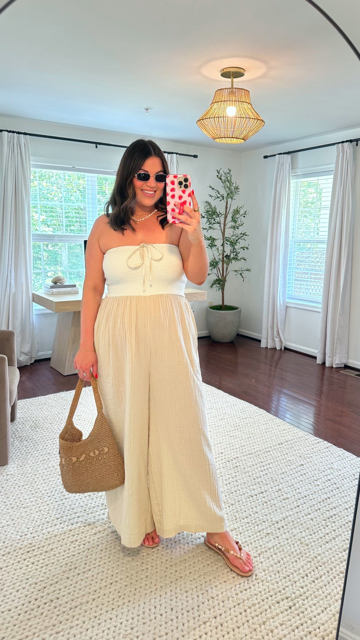 Midsize summer outfit from aerie! This jumpsuit is basically going to be my summer uniform! It’s this light weight gauzy material that is so perfect for really hot days or even vacation ☀️ 

Jumpsuit - large
Sandals - 9.5
* My bag is from Coach it’s the 28 Brooklyn. Sold out everywhere but linked the larger size which is in stock on amazon 

Women’s fashion, midsize fashion, midsize outfit, aerie style, aerie fashion, aerie, midsize style, midsize aerie, jumpsuit, summer outfit, summer fashion, vacation outfit 



#LTKMidsize #LTKStyleTip #LTKSummerEdit