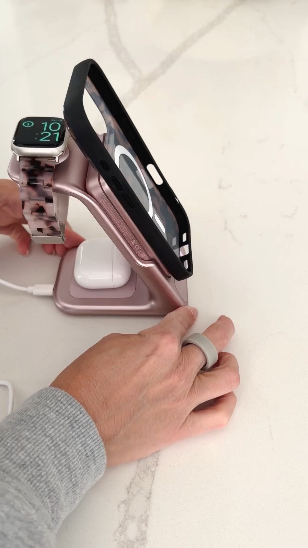 New ingenious charging dock with built in portable charger!

#LTKHome #LTKmomlife