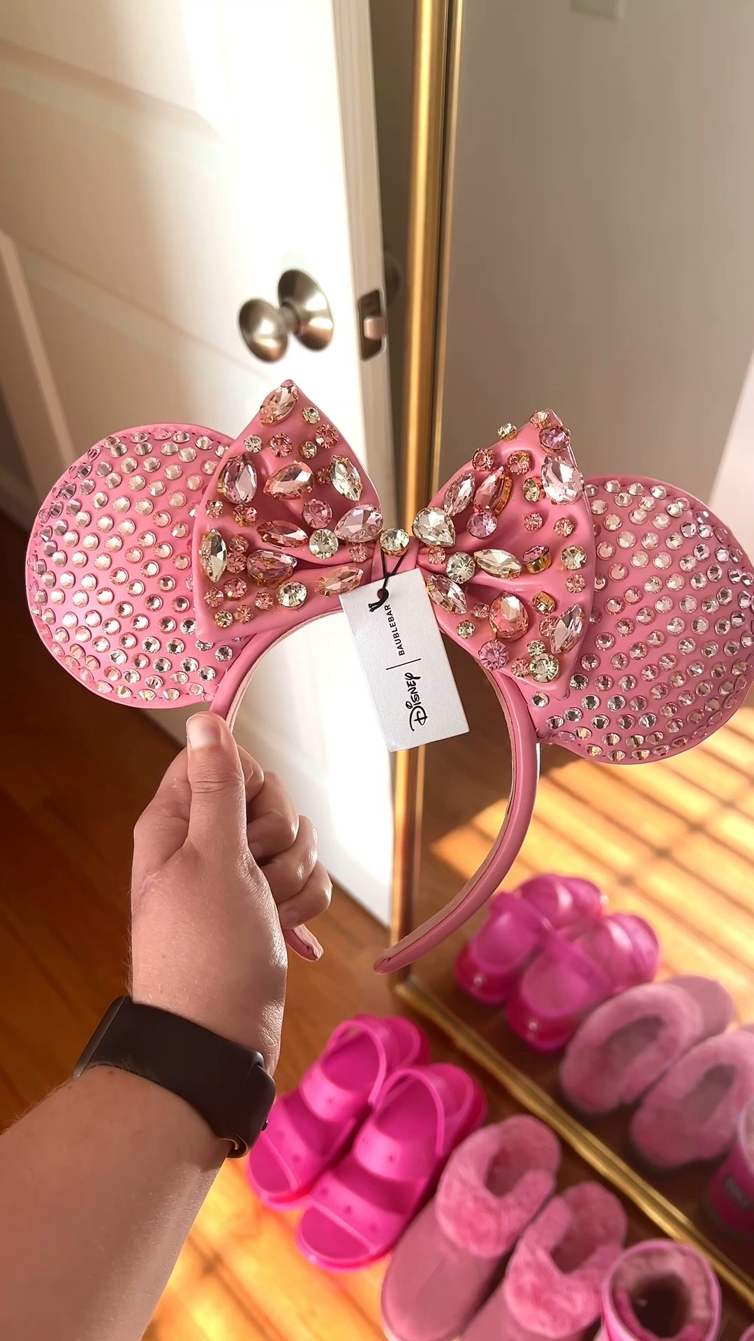 pink crystal minnie mouse ears from baublebar 🩷 

#LTKTravel