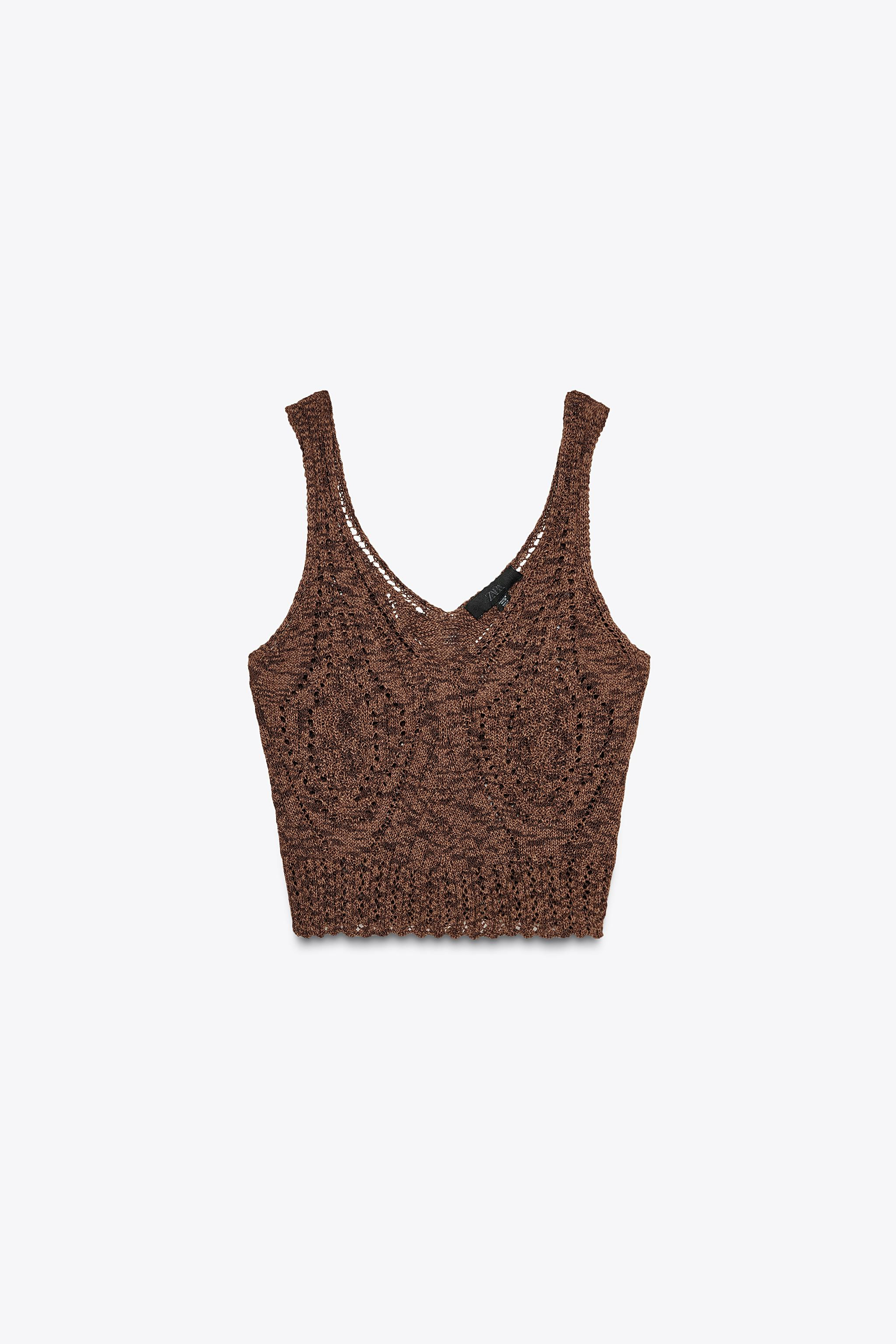 POINTELLE KNIT TOP | Zara US