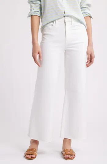 Frank & Eileen Galway Gaucho Jeans in White at Nordstrom Rack, Size 29 | Nordstrom Rack