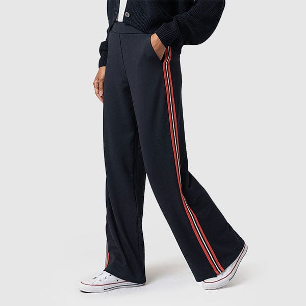 The Victory Pant - Navy/Red Stripe | Saint + Sofia