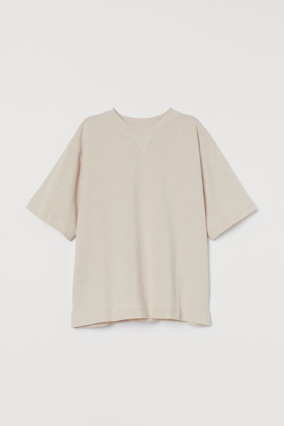 Kurzarm-Sweatshirt | H&M (DE, AT, CH, NL, FI)