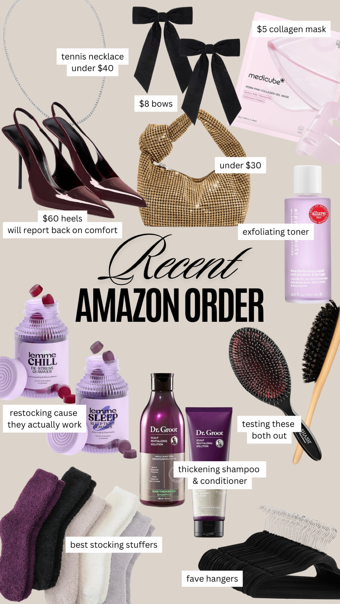 My recent Amazon order ✨ hair, skincare, wellness and random fashion finds

#LTKFindsUnder100 #LTKBeauty #LTKFindsUnder50