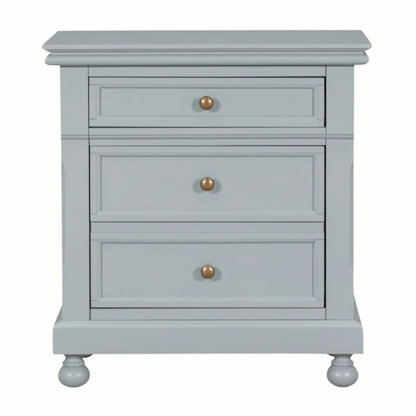 Scheel Solid + Manufactured Wood Nightstand | Wayfair North America