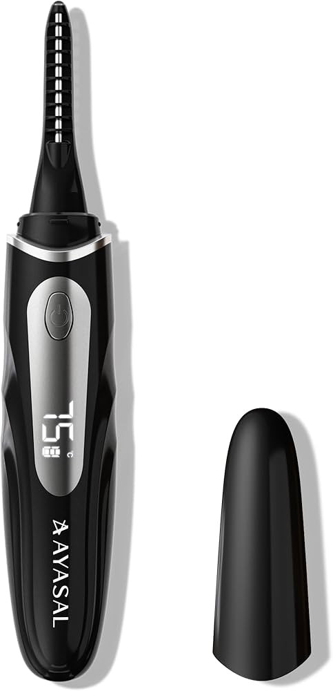Heated Eyelash Curler for Women: 10-Second Fast Heat-Up, Long-Lasting Curl - USB Rechargeable, 4 ... | Amazon (US)