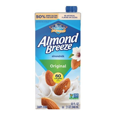 Almond Breeze Original Almond Milk Shelf Stable - 1qt | Target