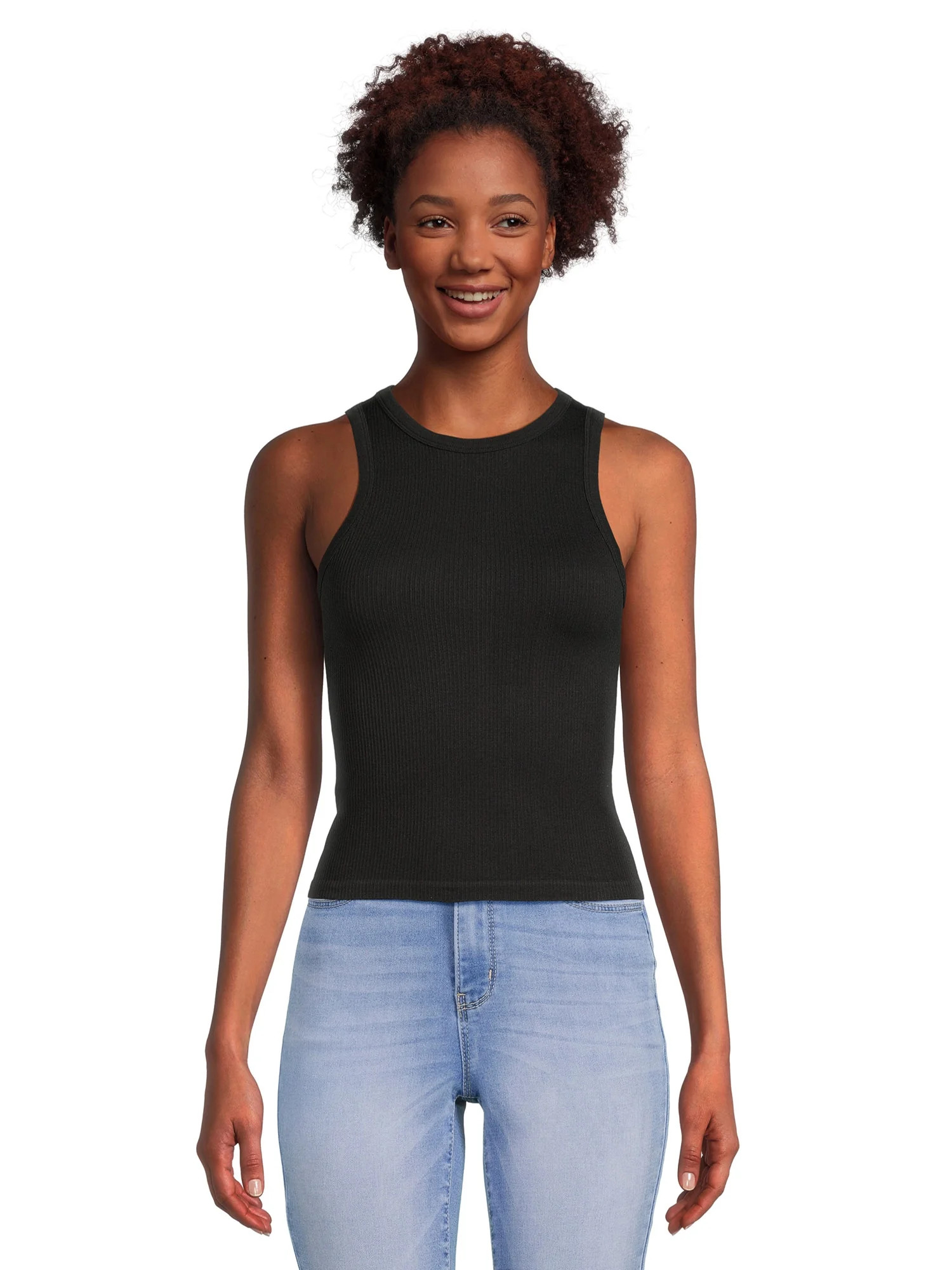 No Boundaries Juniors Seamless Tank Top, Sizes XS-2XL | Walmart (US)