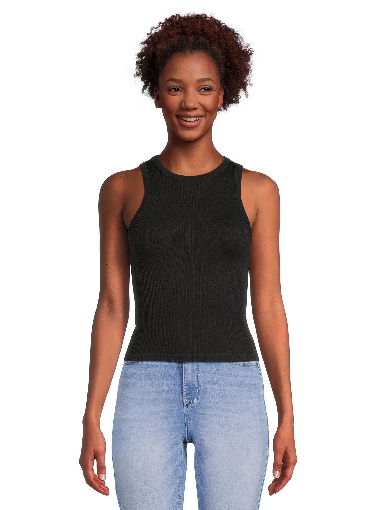 No Boundaries Juniors Seamless Tank Top, Sizes XS-2XL | Walmart (US)