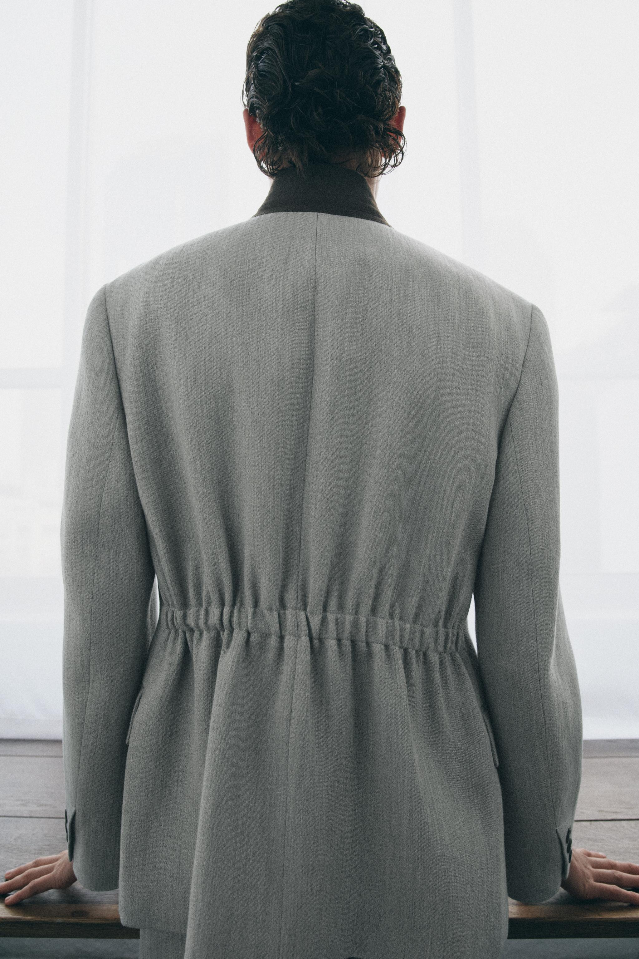 ZW COLLECTION CONTRAST COLLAR BLAZER | Zara UK