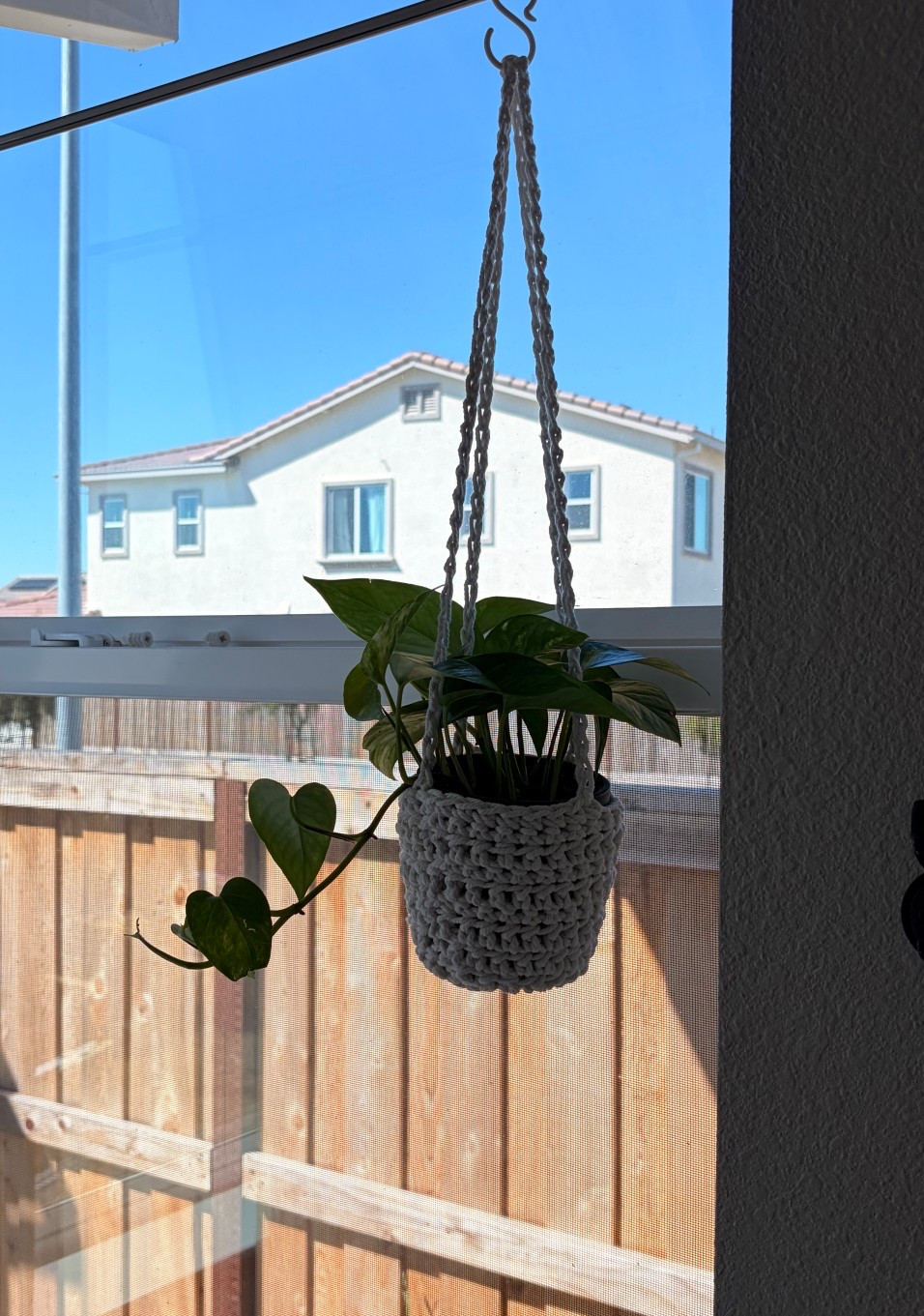 Added a tension rod to hang my lil plant pal by my bathtub 

#LTKHome #LTKdayinmylife #LTKselfcare