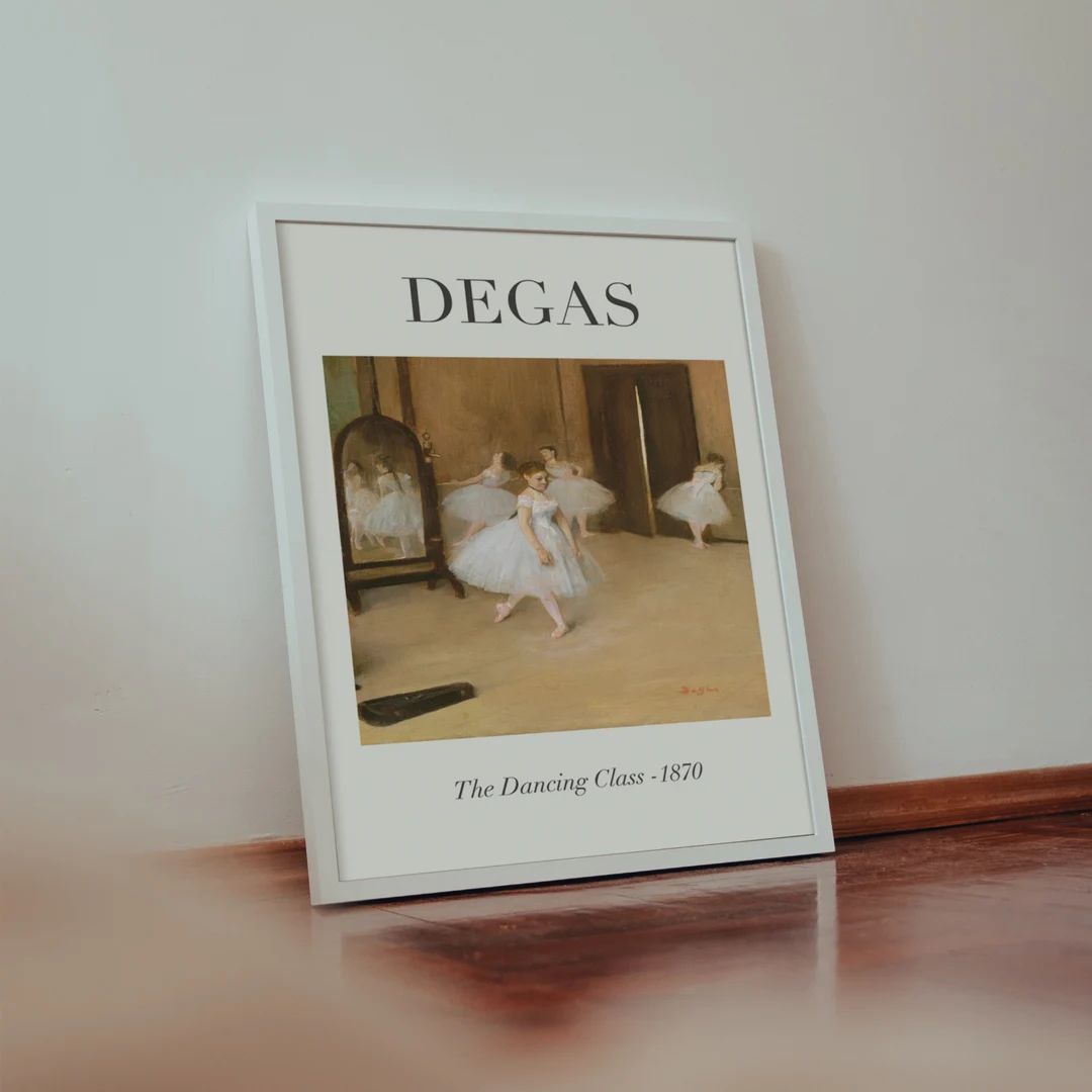 The Dancing Class Degas Framed Modern Art Print Minimal Art - Etsy | Etsy (US)