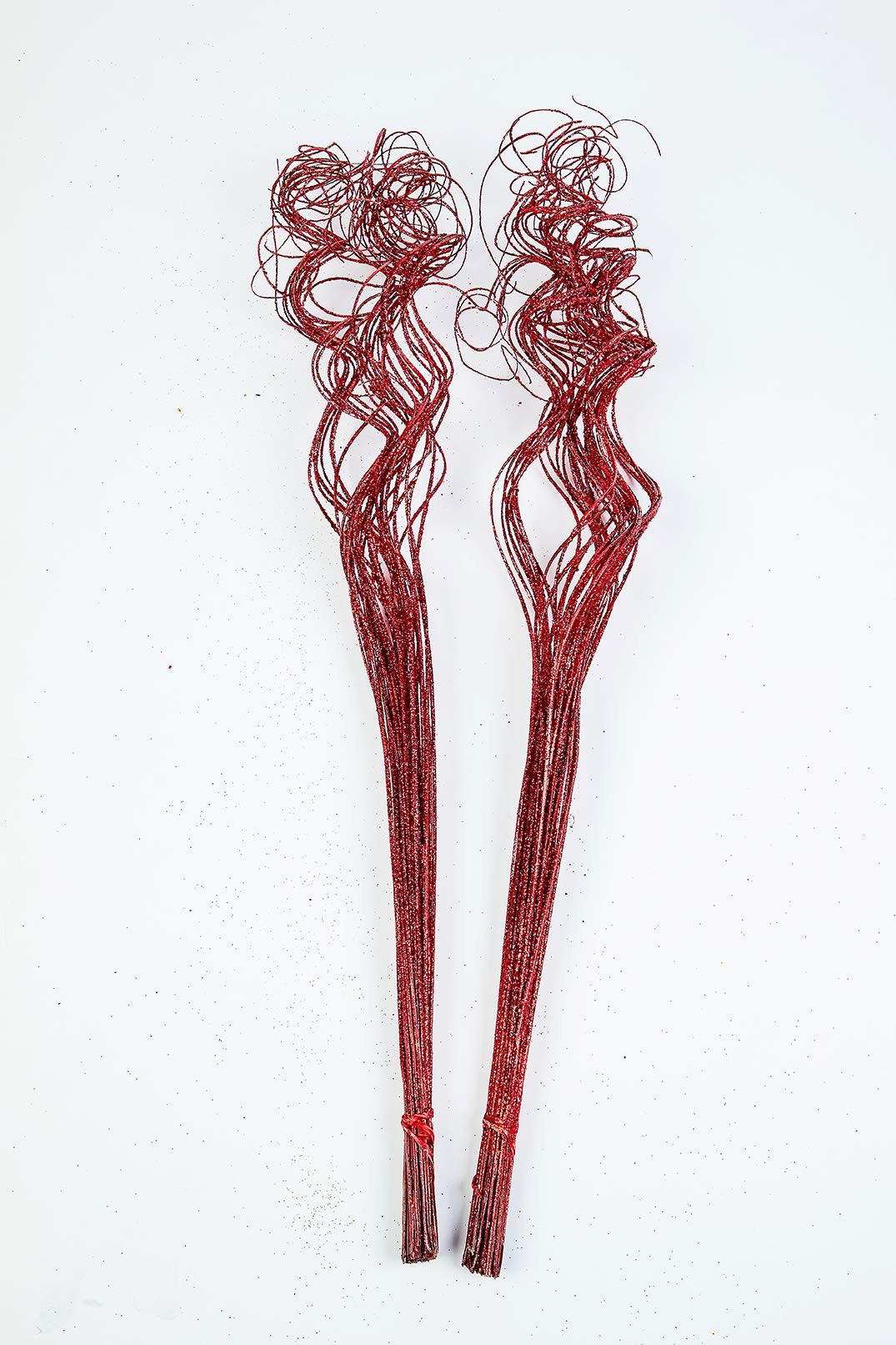 COLLECTION BY TIFFANY Ting Ting Red Sparkle Glitter Branches Vase Filler Wedding Christmas Holiday & | Amazon (US)