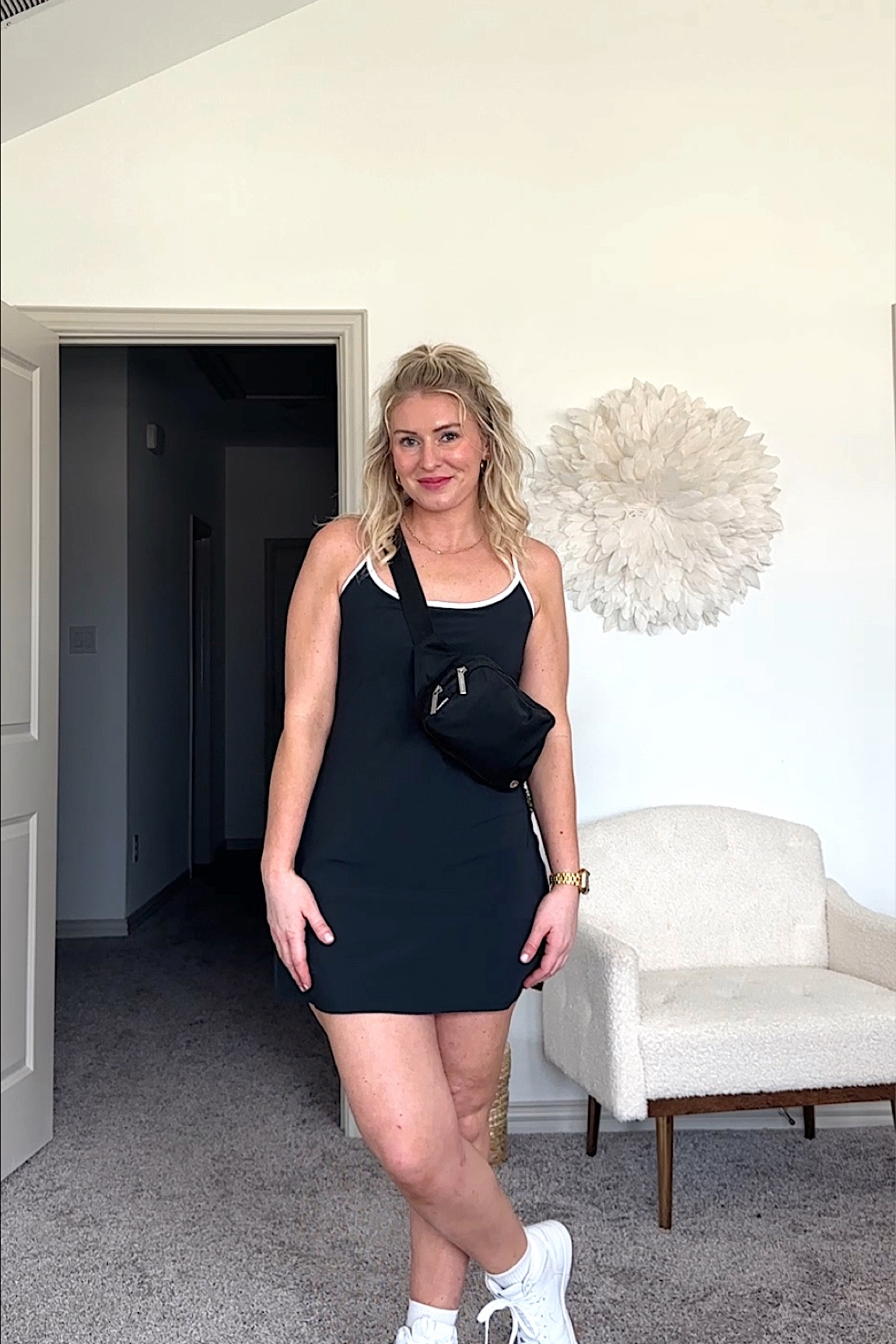 Traveler dress + Nikes + belt bag 💖 name a better combo.. I’ll wait 
.
.
I’m wearing a medium in the dress, and my dunks are custom all white 
.
.
#casualoutfit #travelerdress #abercrombiestyle #nikes #summeroutfit #casualstyle

#LTKcurves #LTKshoecrush #LTKstyletip