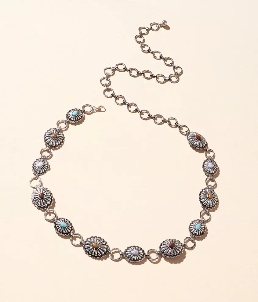 Concho Chain Belt | Buckle