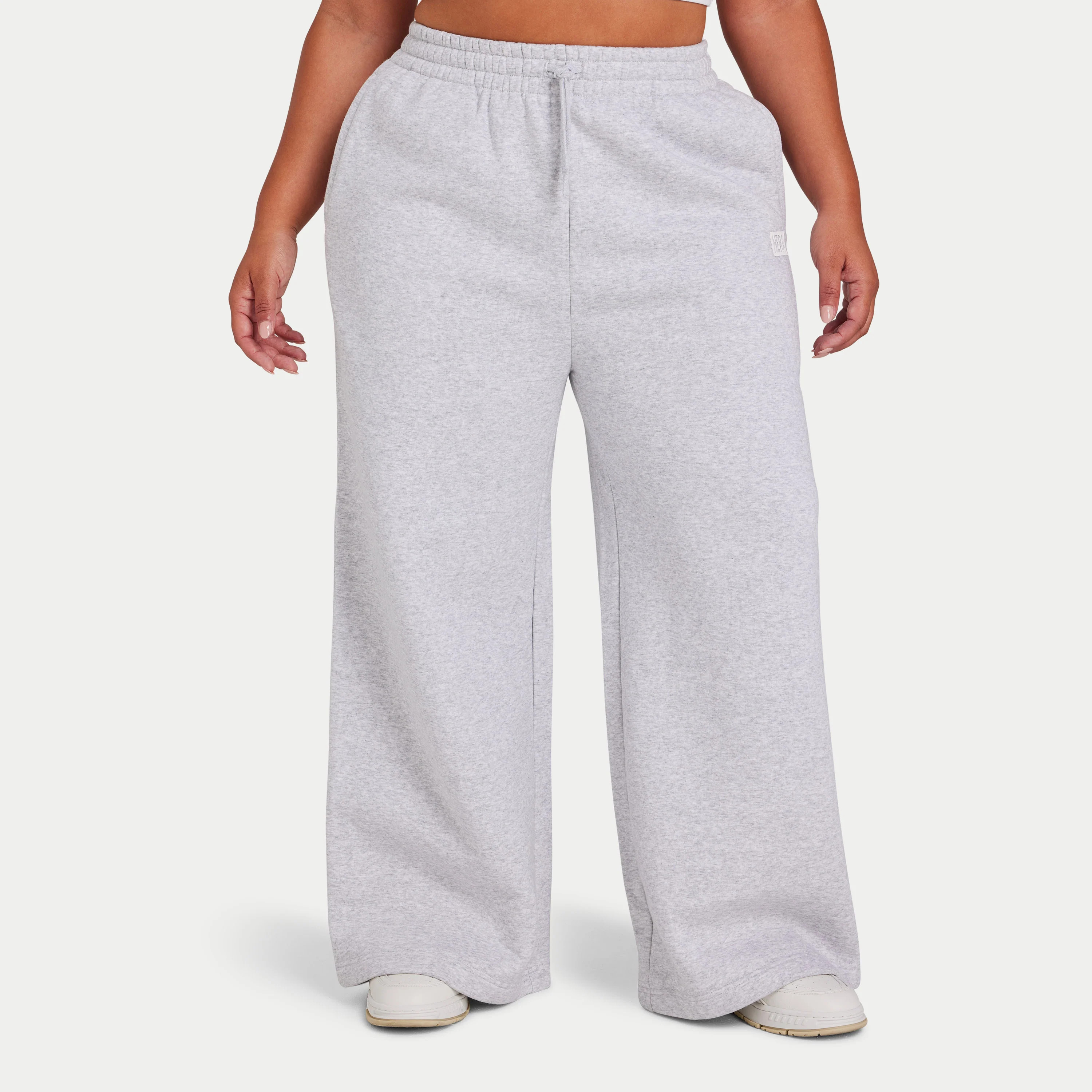 Womens Collective Wide Leg Sweatpant - Grey Marl | HERA Clothing | HERA Clothing